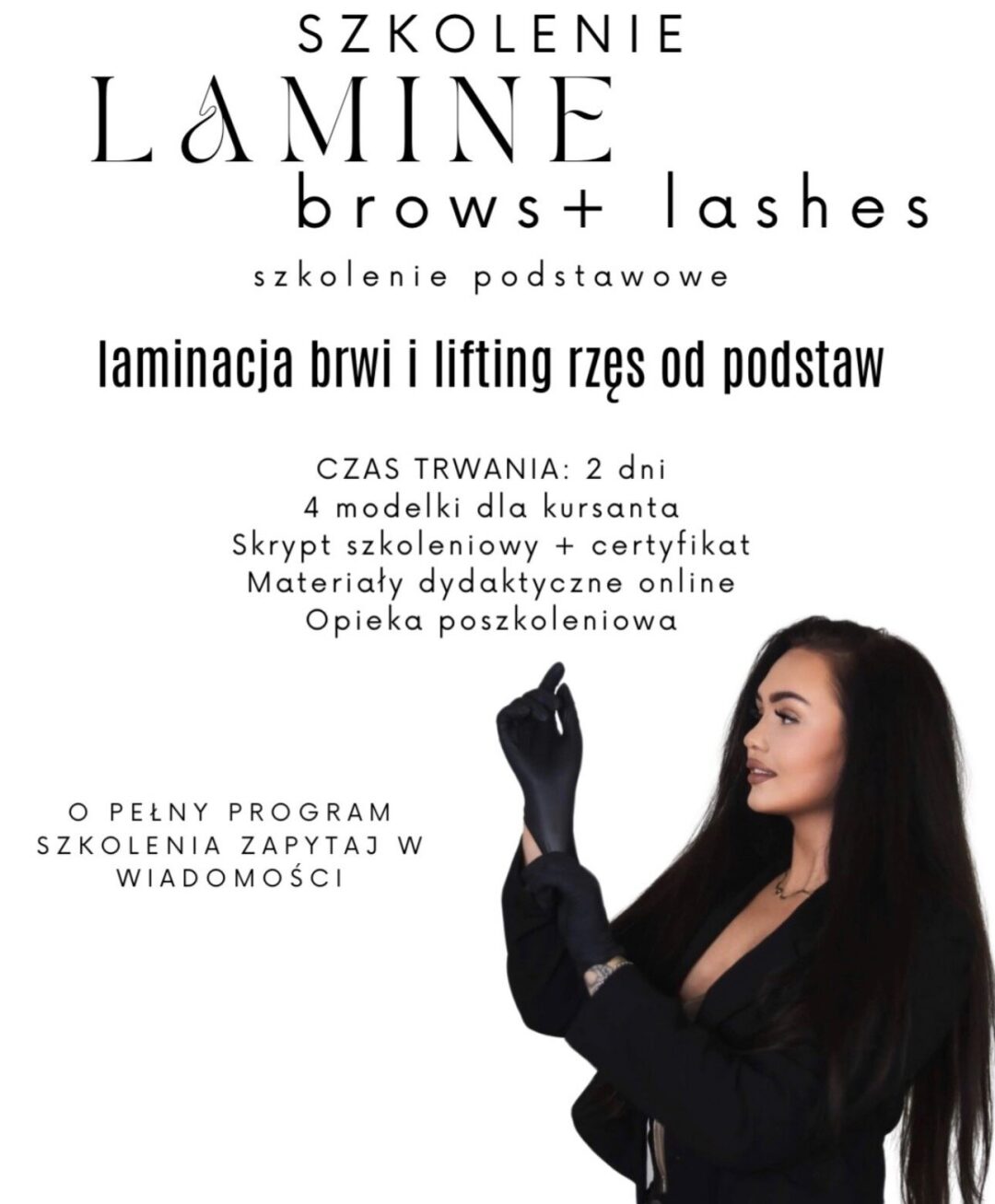 LAMINE - laminacja brwi i lifting rzęs od podstaw